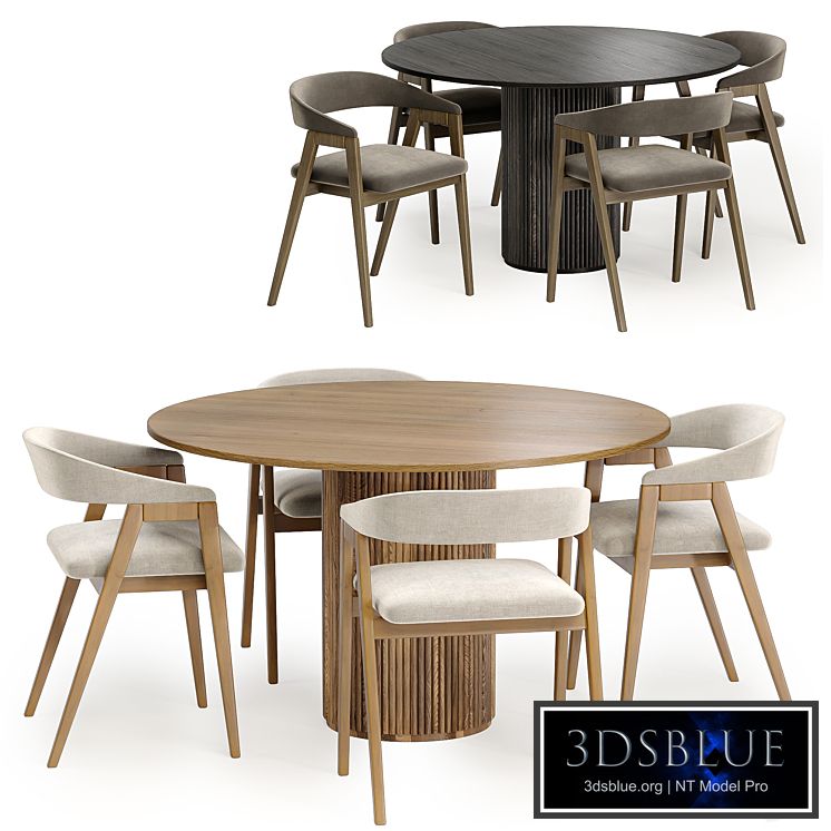 trevor chair with palaise dining table