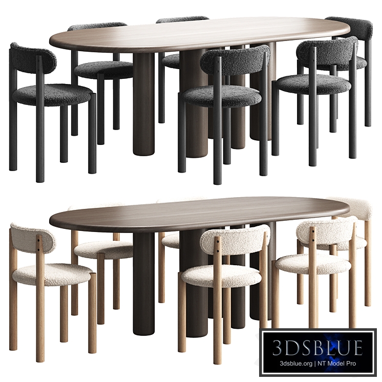 Table with chairs MAILEN by KAVE HOME