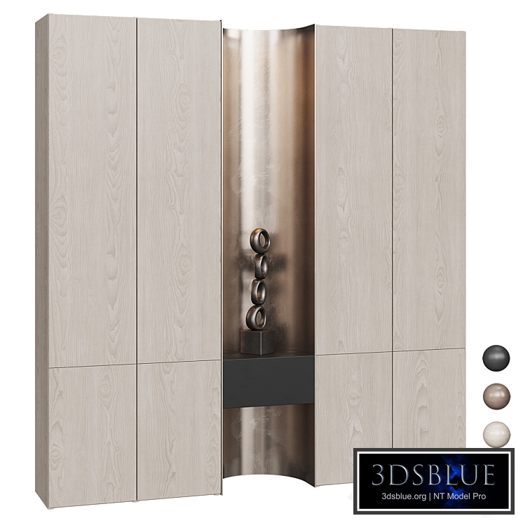 Wardrobe with decorative niche NG10