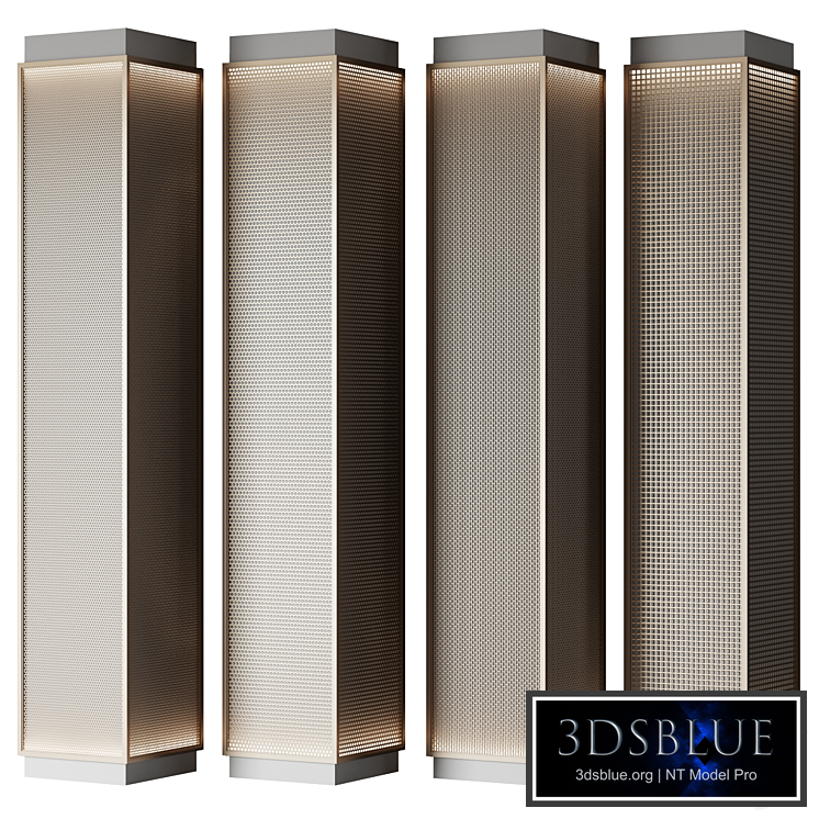 Metal columns with perforation No. 2