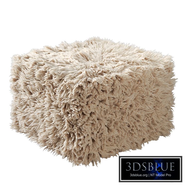 Wool pouf, Carito