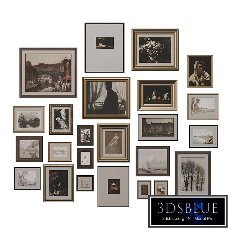 Set of classic paintings 30