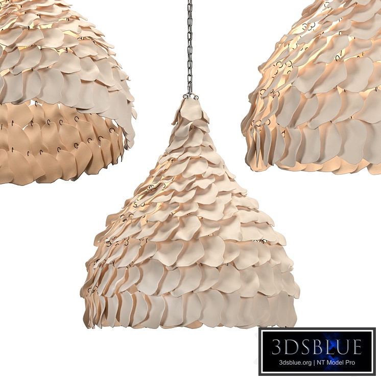 HANDCRAFTED CLAY PETAL PENDANT