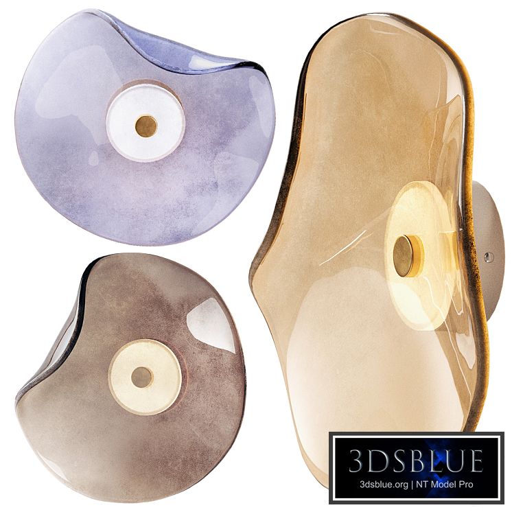 Contemporary Wall Sconce with Glass Shade