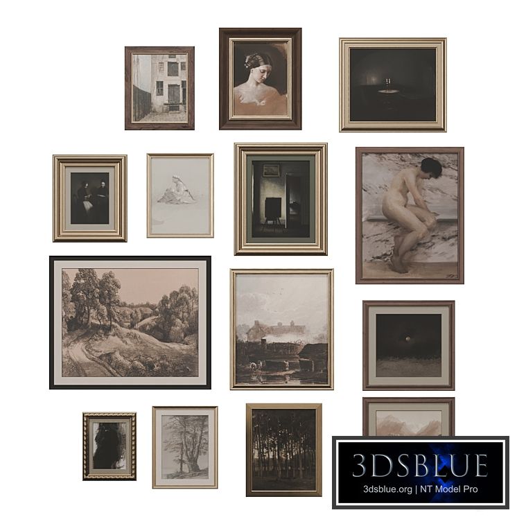 Classic paintings set 31