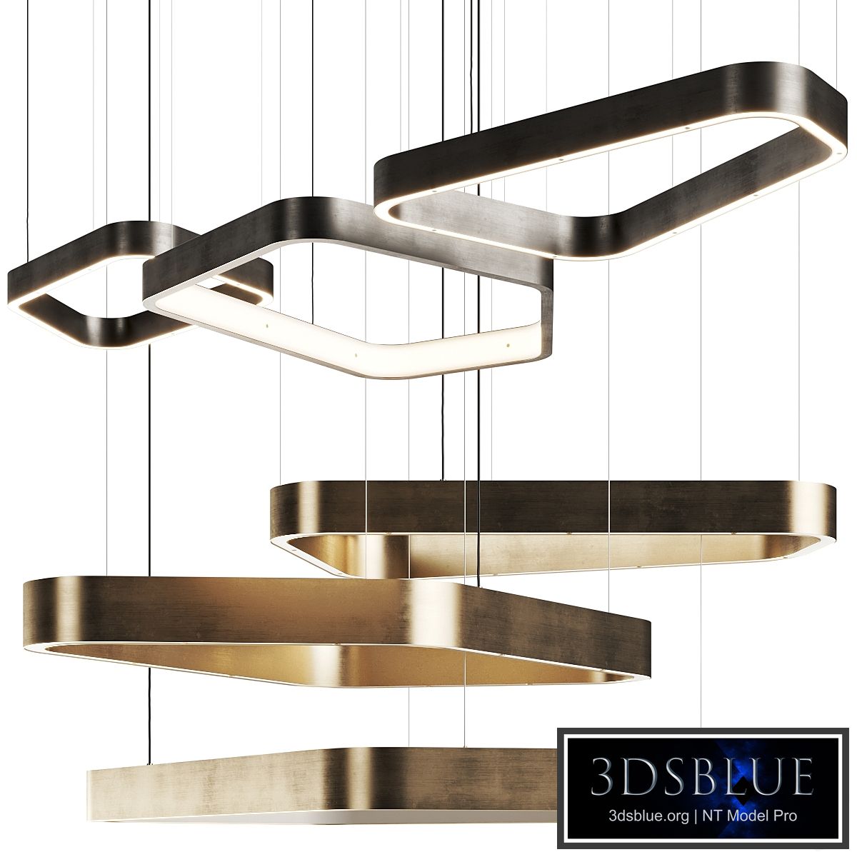 Henge Polygonal Evo Pendant Lamps