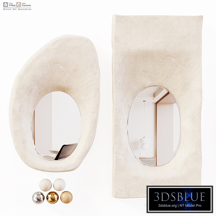 Mirror Set Decorative