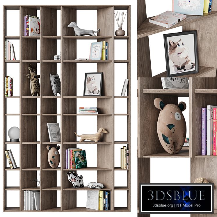 Bookcase for childrens room 2