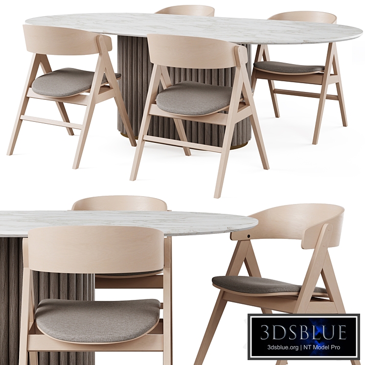 NEWMAN Dining Table and WATERTON Chair