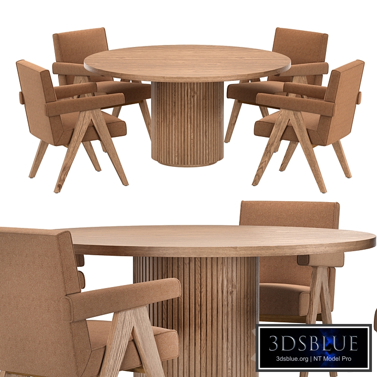 BYRON TABLE JAKOB ARMCHAIR