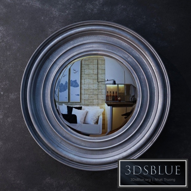 Mirror Round Sutton Convex Mirror