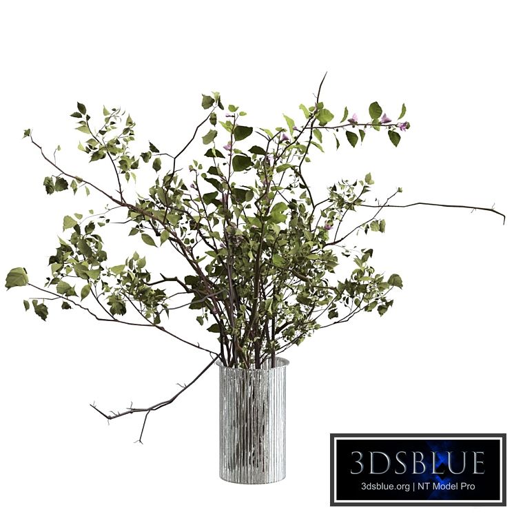 Bouquet of branches and flowers