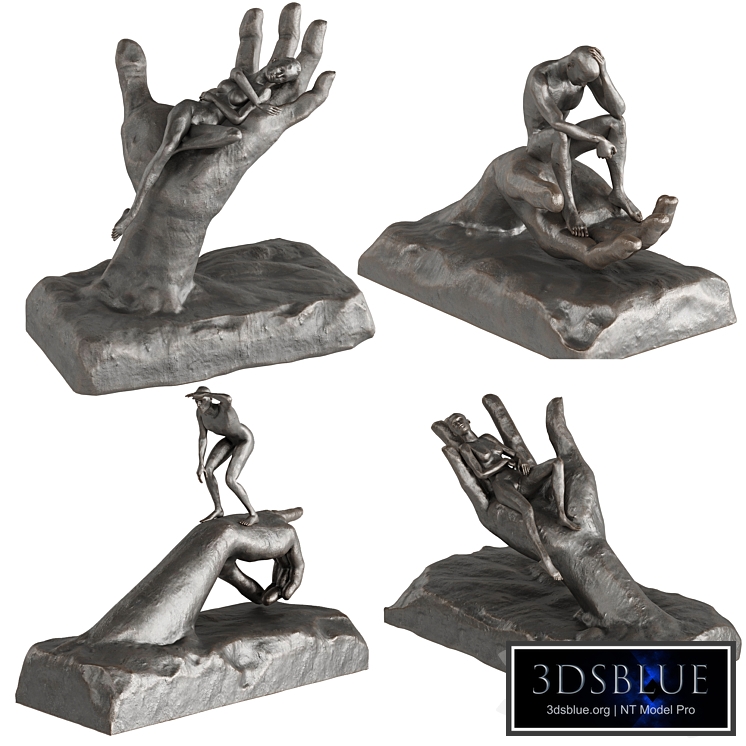 Human Sculptures 18 On Hands