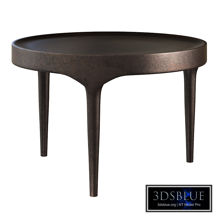 101 Copenhagen PHANTOM Round cast iron coffee table