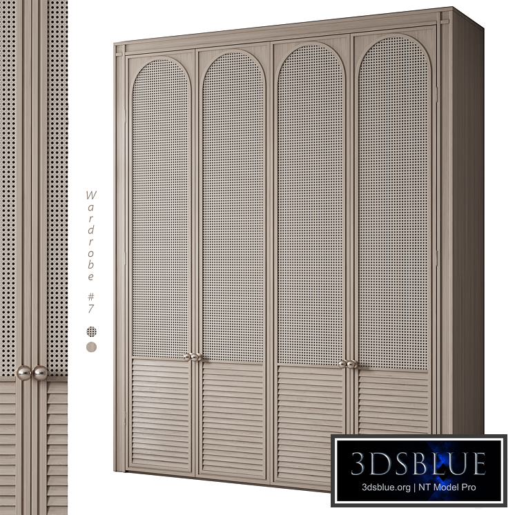 Wardrobe Rattan No. 7