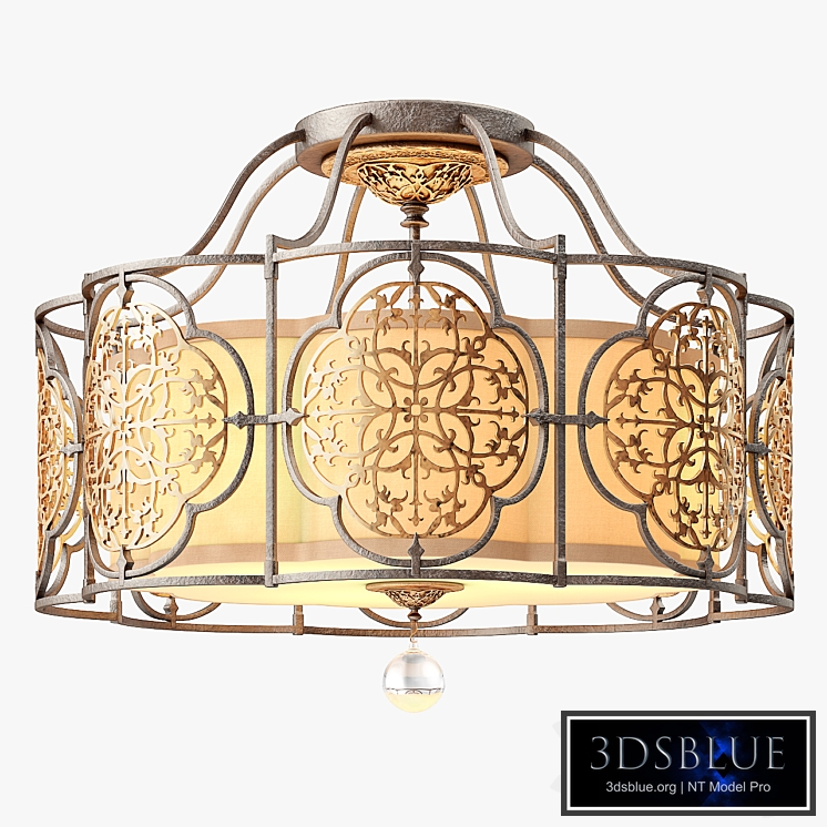 Murray Feiss Marcella 3 Light Indoor Semi Flush Mount