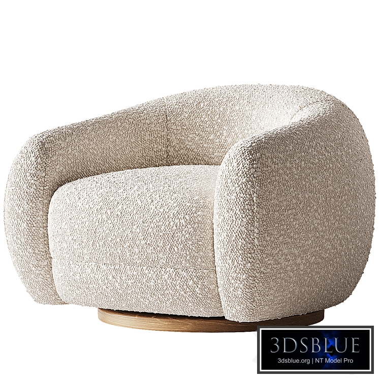 CB2 Laszlo Swivel Chair