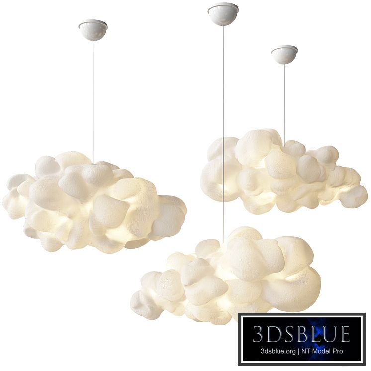 Modern Cloud Pendant 90