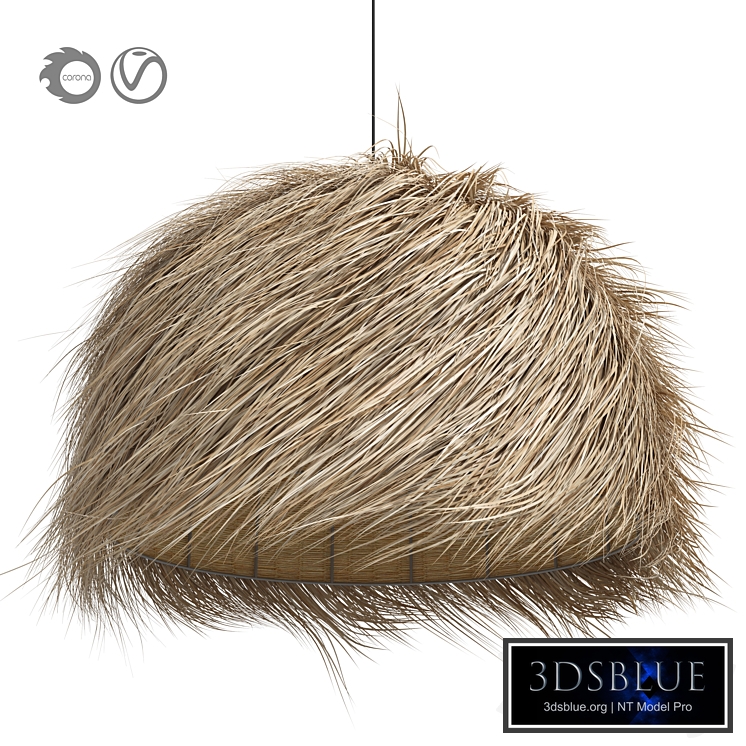 Suspension demi-boule Palm