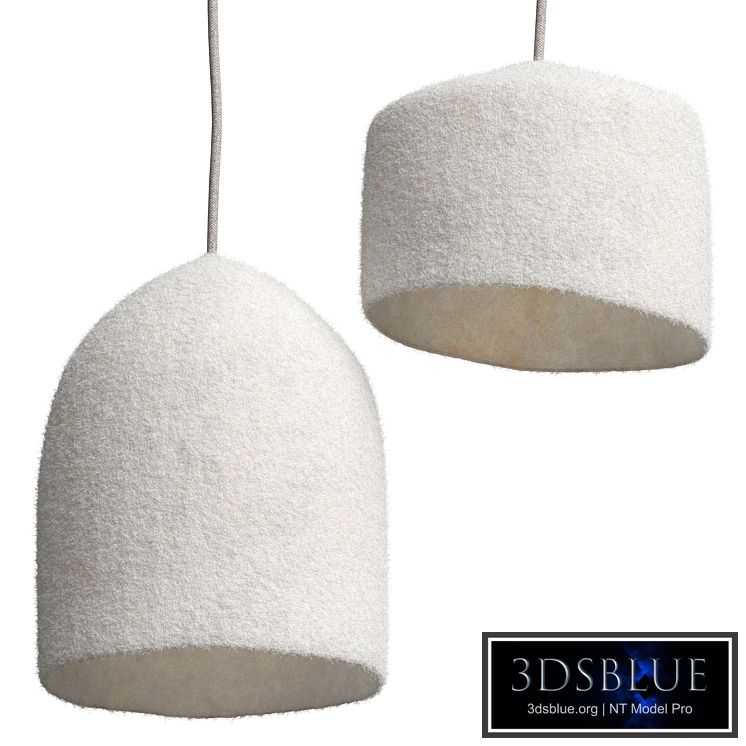 Felt pendant lights 1