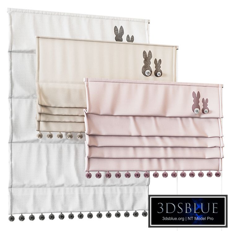 Roman blinds for children&#39;s rooms