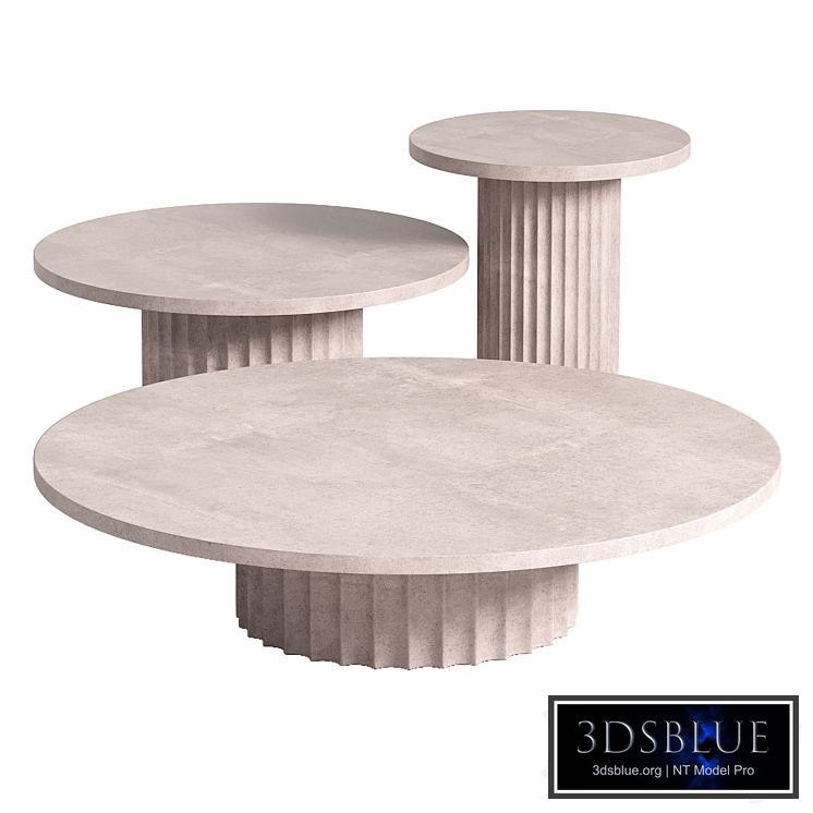 ALLURE Round coffee table By BAXTER