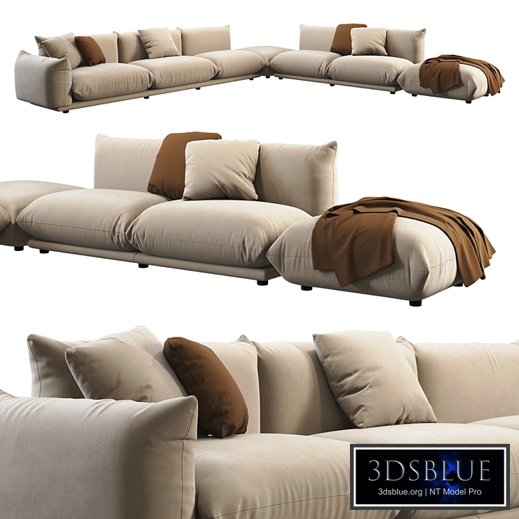 Marenco system sofa by Arflex