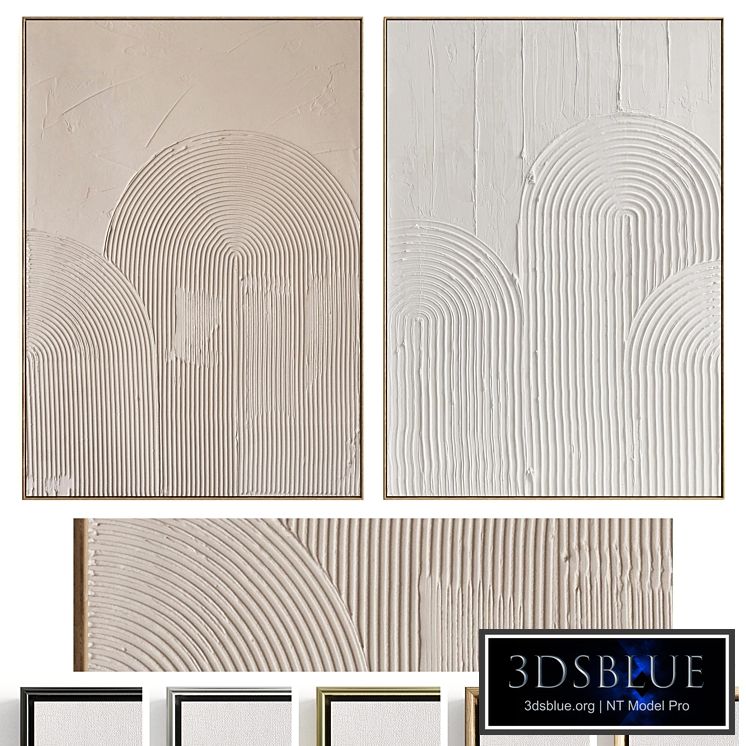 Plaster Two Photo Frame D-560