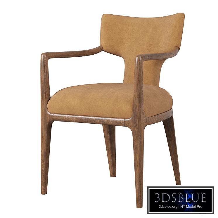 RH LIGNÉ DINING ARMCHAIR