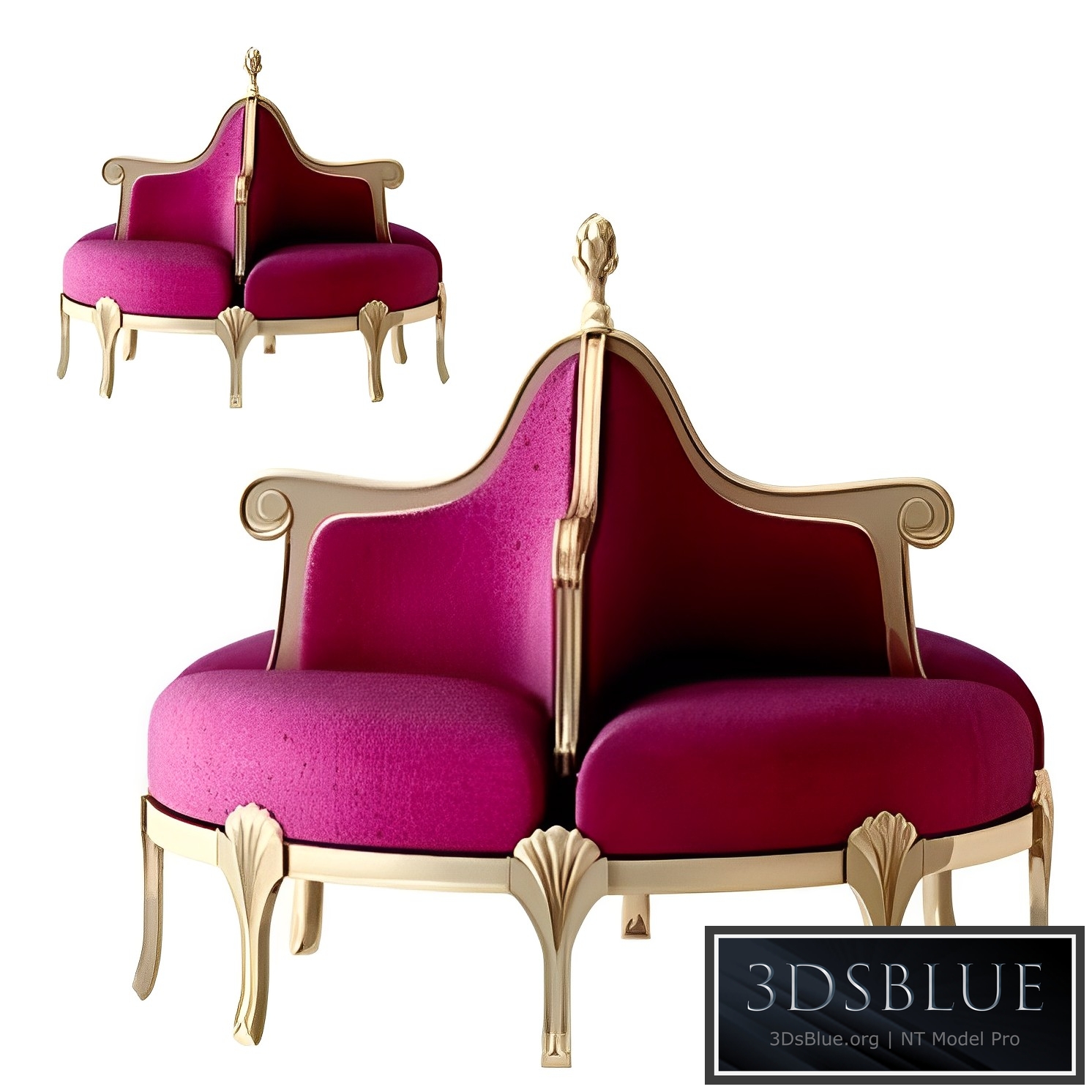 Luxury Borne armchair T01