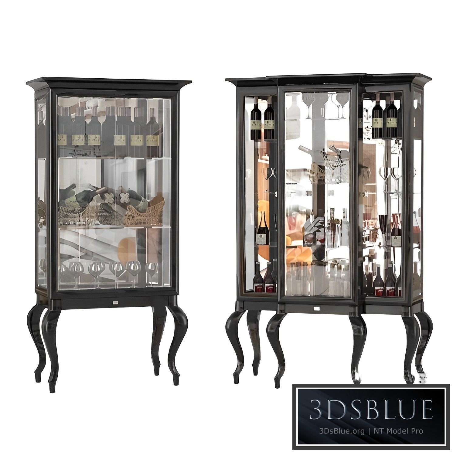 Indochine display cabinet 