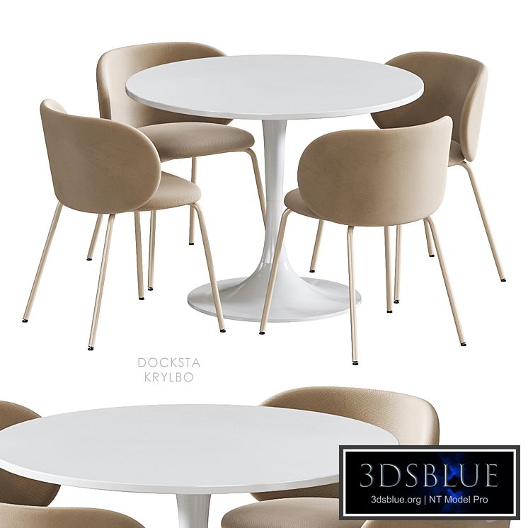 IKEA DOCKSTA KRYLBO table and chairs