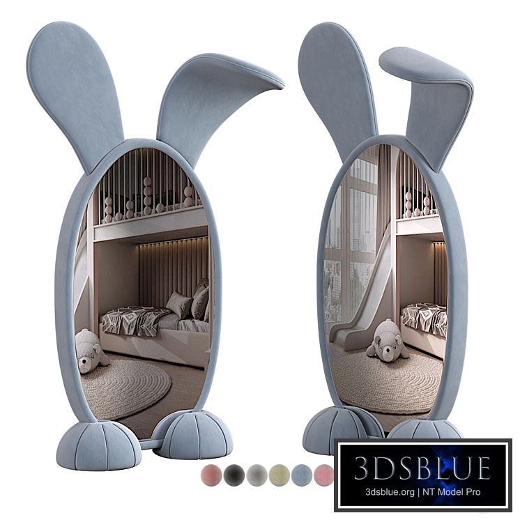 Bunny Floor Mirror