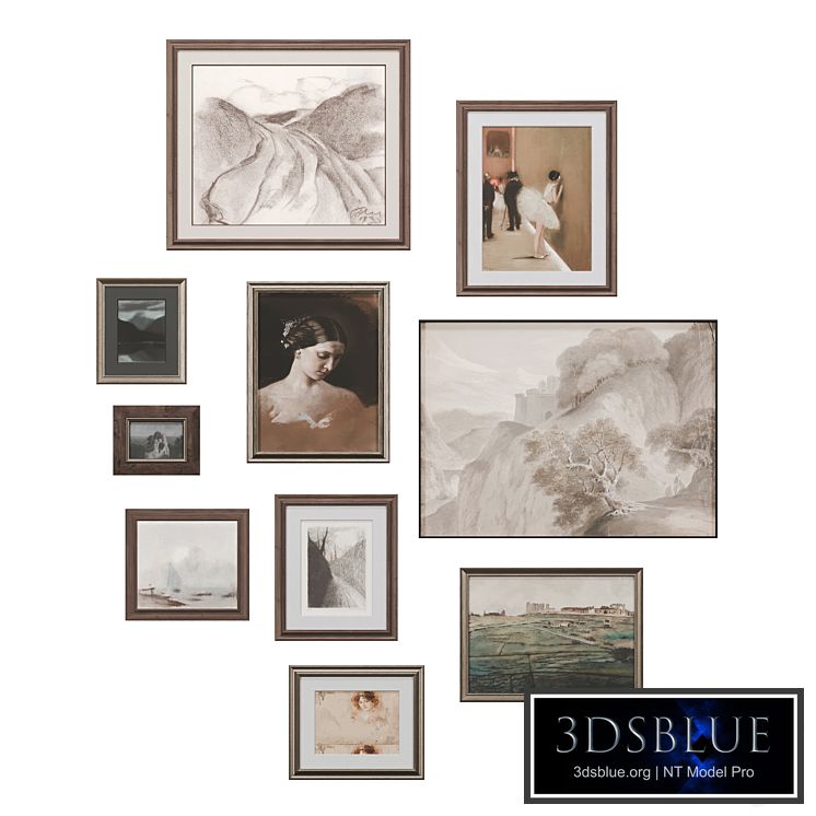 Set of classic paintings 32