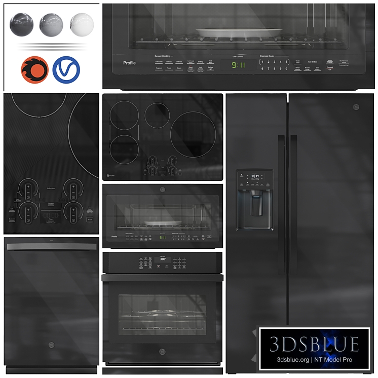 GE Appliance Collection Set01