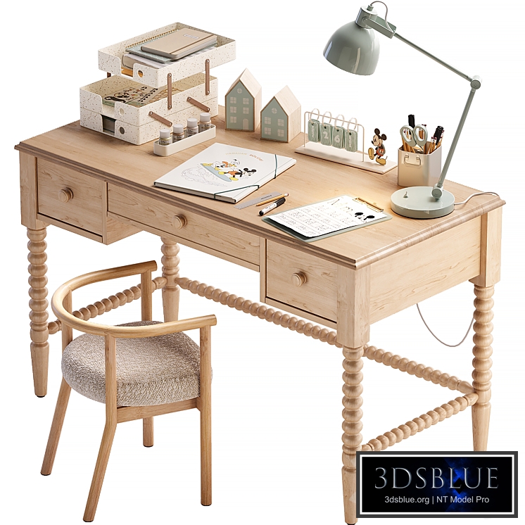 Study Room Desk For Teenager and Kids_N04