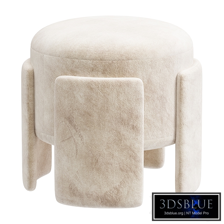 "A" Ottoman Studio parisien The Invisible Collection