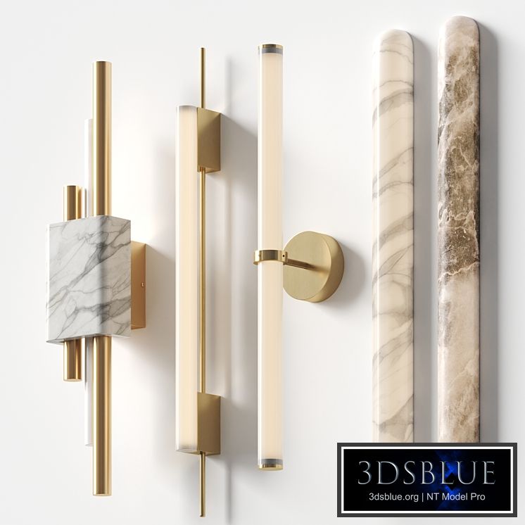 Modern Metier - set of wall lamps