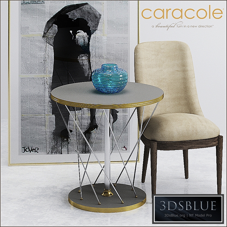 CARACOLE ART MET-ENDTAB-003