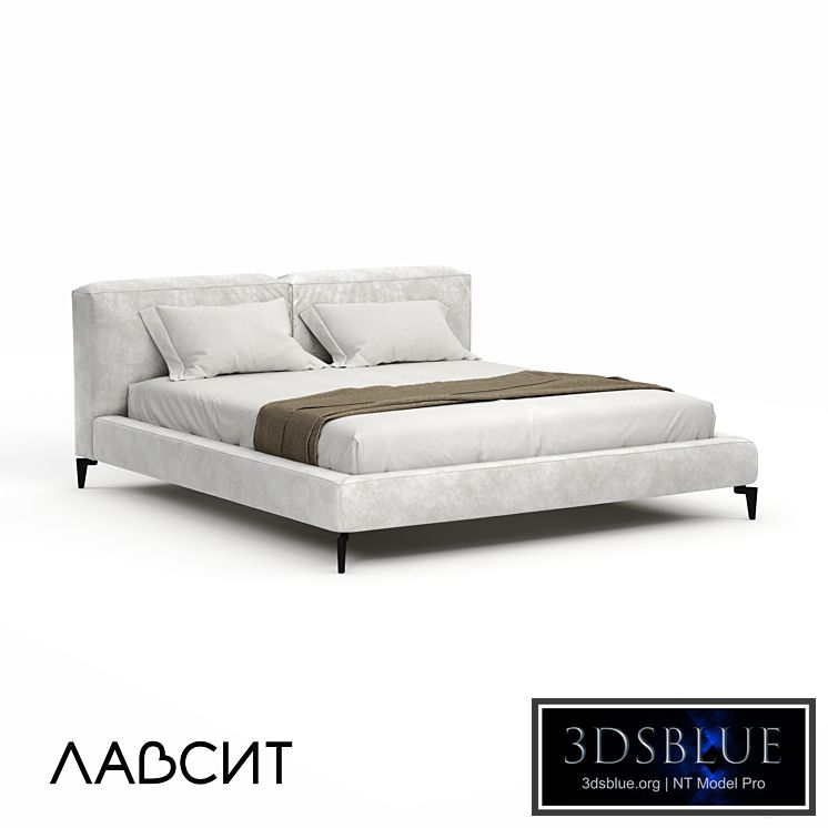 OM Ren bed with legs Lavsit