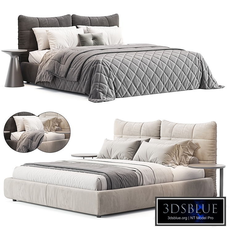 Double bed EVA DUE by Cierre