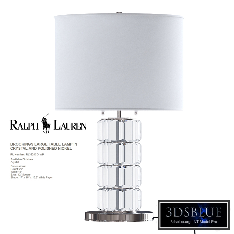 Ralph Lauren BROOKINGS LARGE TABLE LAMP
