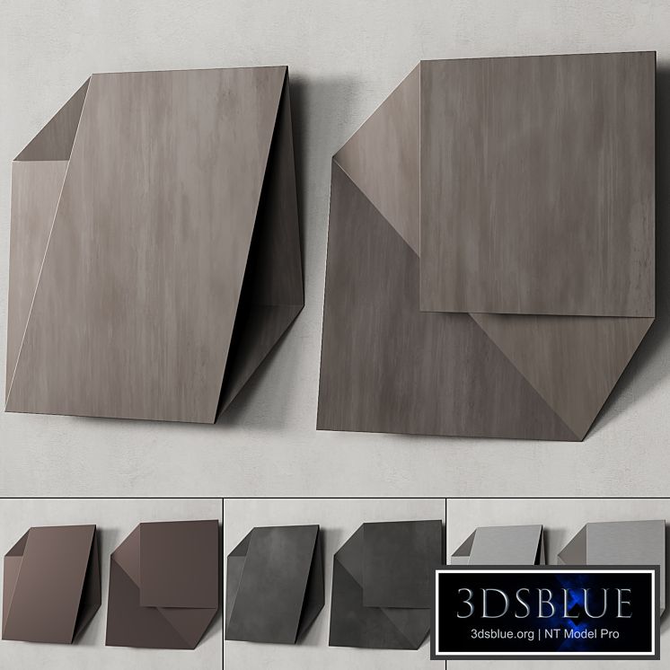 456 decorative wall art 22 minimal metal artworks by Heiner Thiel P02