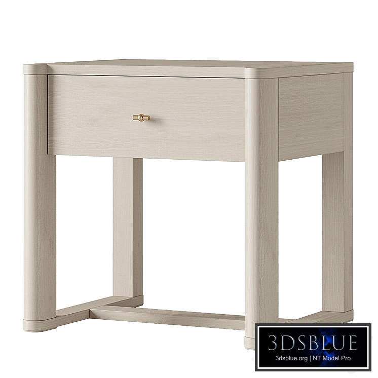 HULL BEDSIDE TABLE by O&G studio