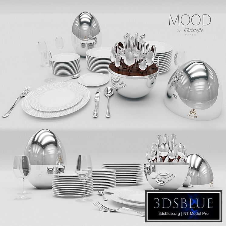 A set of cutlery MOOD by Christofle