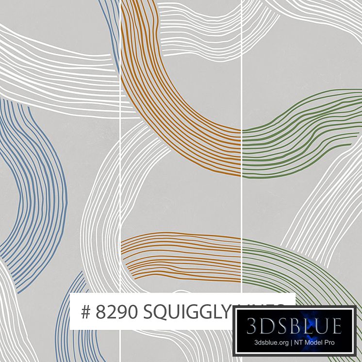 Creativille | Wallpapers | 8290 Squiggly Lines