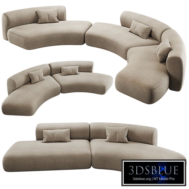 MDF ITALIA Cozy Curve Sofa