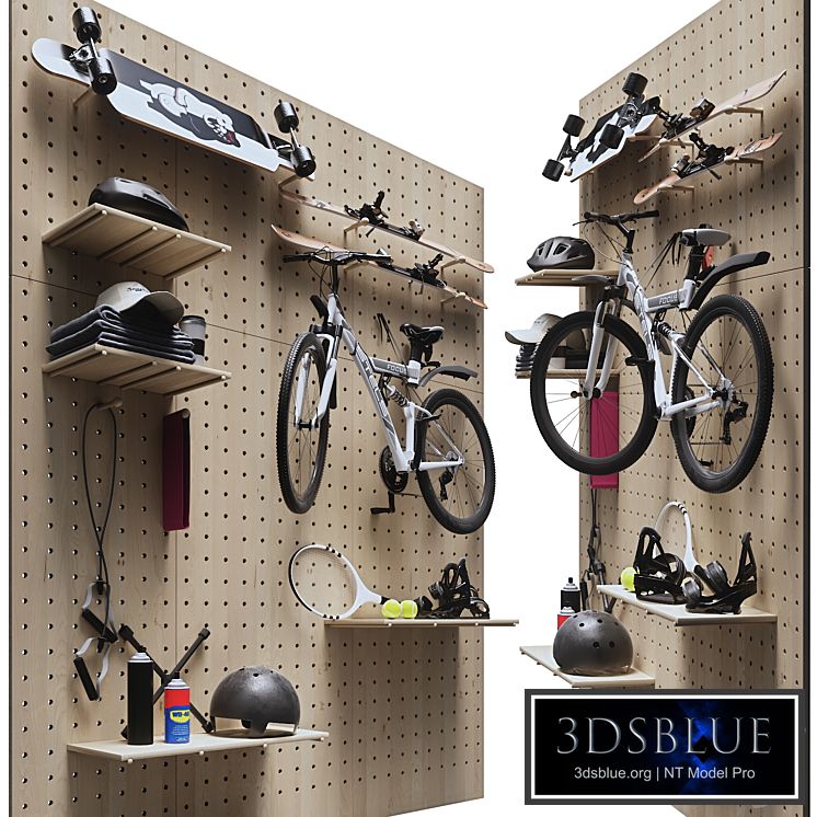 Sports equipment storage