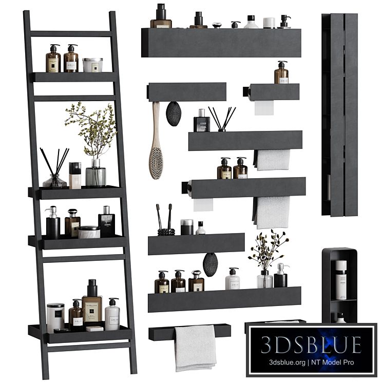 Bath accessories Tezza 02 in minimalist style