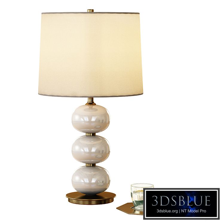 Abacus Table Lamp - Milk White